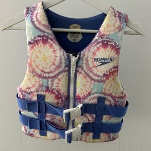 Speedo Kids Colorful Tie-Dye Swim Vest
